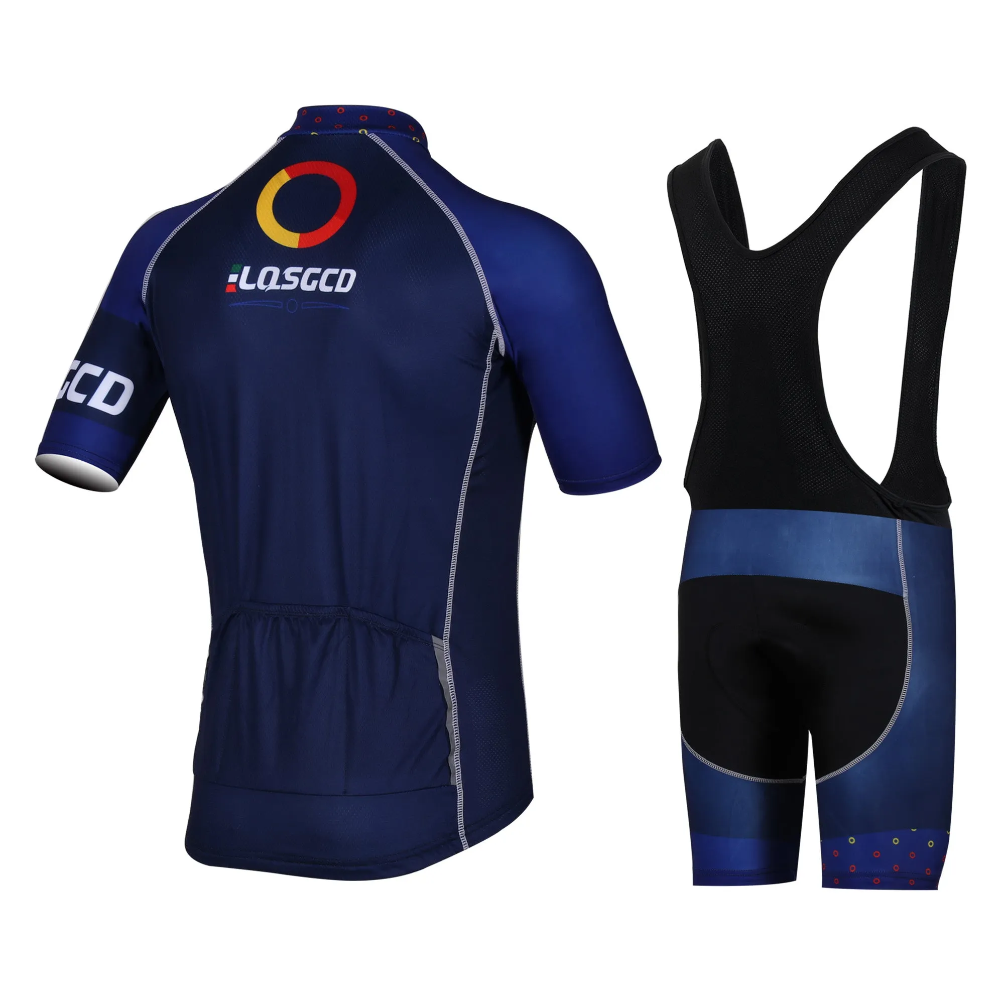 LQSGCD BS-015 SHORT SLEEVE JERSEY & BIB SHORTS SET|LQSGCD BS-015 半袖サイクルジャージ＆ビブショーツ上下セット