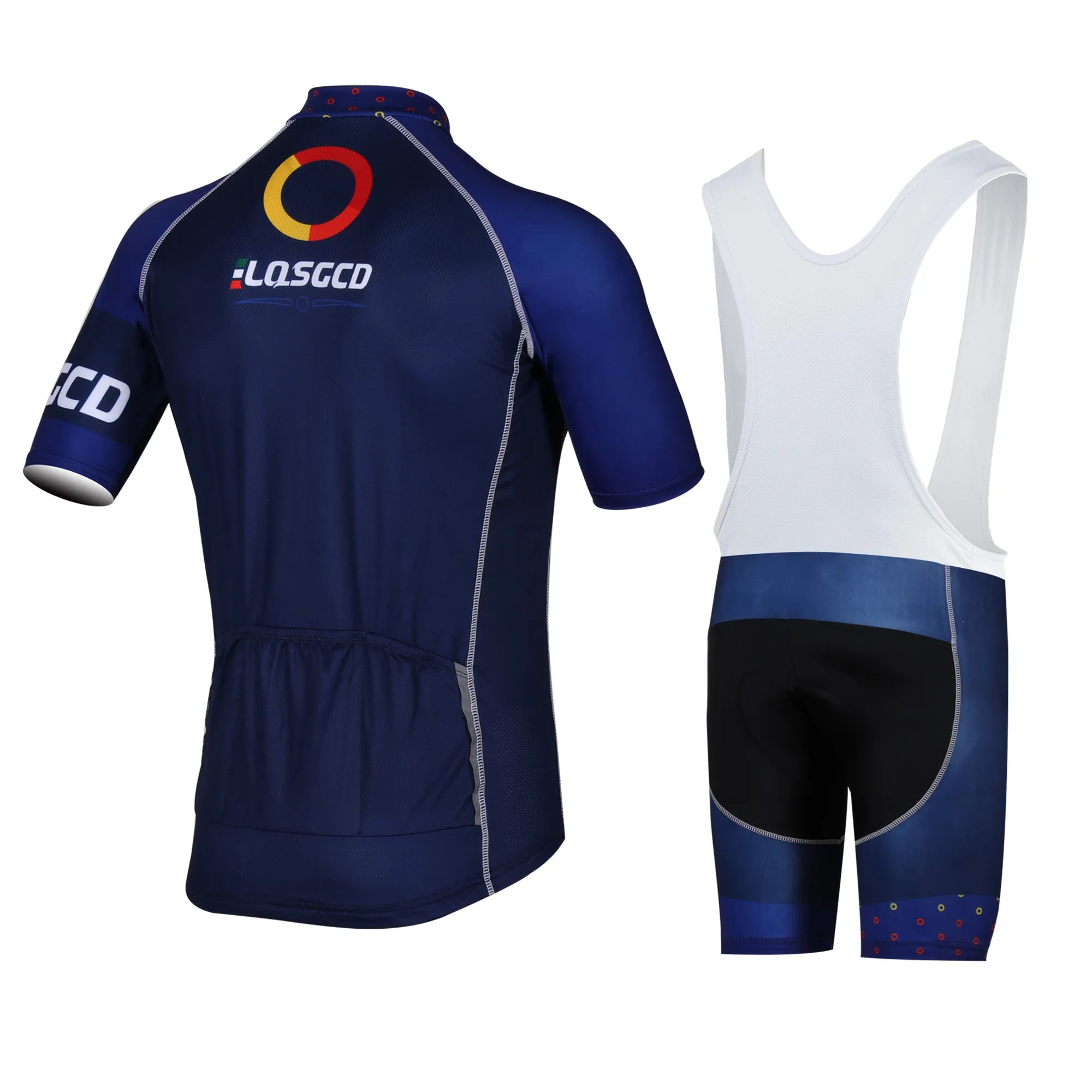 LQSGCD BS-015 SHORT SLEEVE JERSEY & BIB SHORTS SET|LQSGCD BS-015 半袖サイクルジャージ＆ビブショーツ上下セット