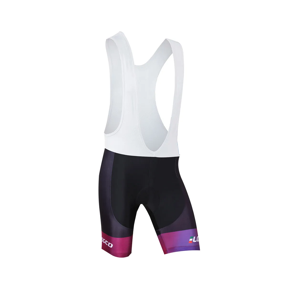 LQSGCD BS-017 Cycle jersey & Bib shorts Set |  LQSGCD BS-017 半袖サイクルジャージ＆ビブショーツ上下セット　ブラック・ホワイト　2021年モデル