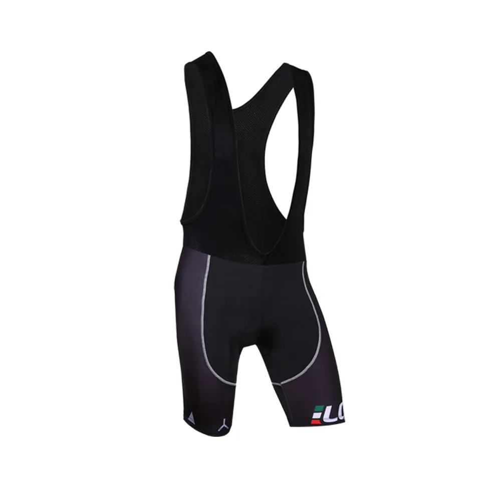 LQSGCD BS-019 Cycle jersey & Bib shorts Set |  LQSGCD BS-019 半袖サイクルジャージ＆ビブショーツ上下セット　ブラック・ホワイト　2021年モデル