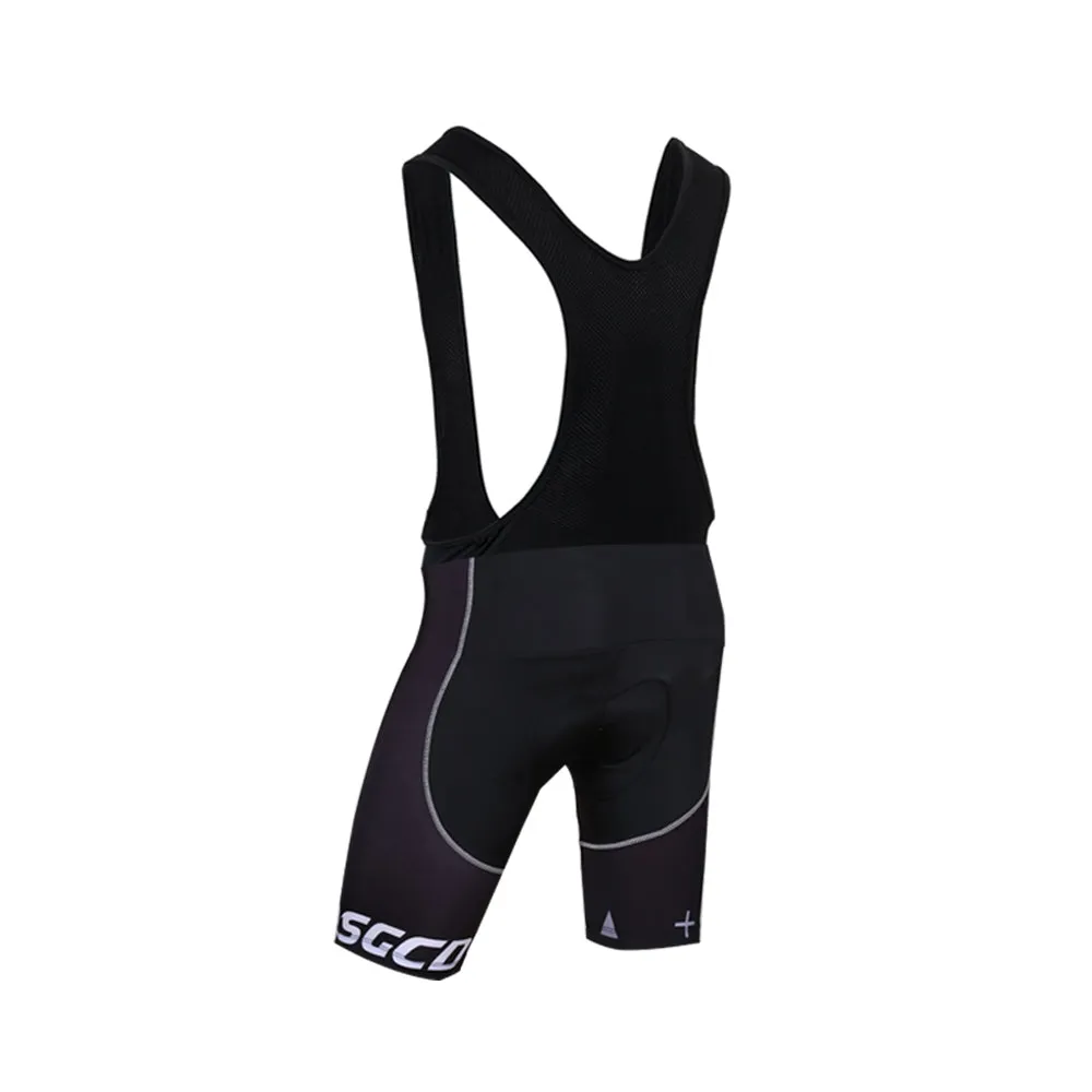 LQSGCD BS-020 Cycle jersey & Bib shorts Set |  LQSGCD BS-020 半袖サイクルジャージ＆ビブショーツ上下セット　ブラック・ホワイト　2021年モデル