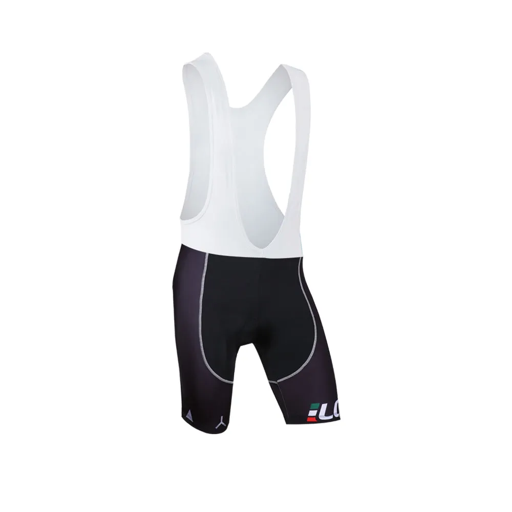 LQSGCD BS-020 Cycle jersey & Bib shorts Set |  LQSGCD BS-020 半袖サイクルジャージ＆ビブショーツ上下セット　ブラック・ホワイト　2021年モデル