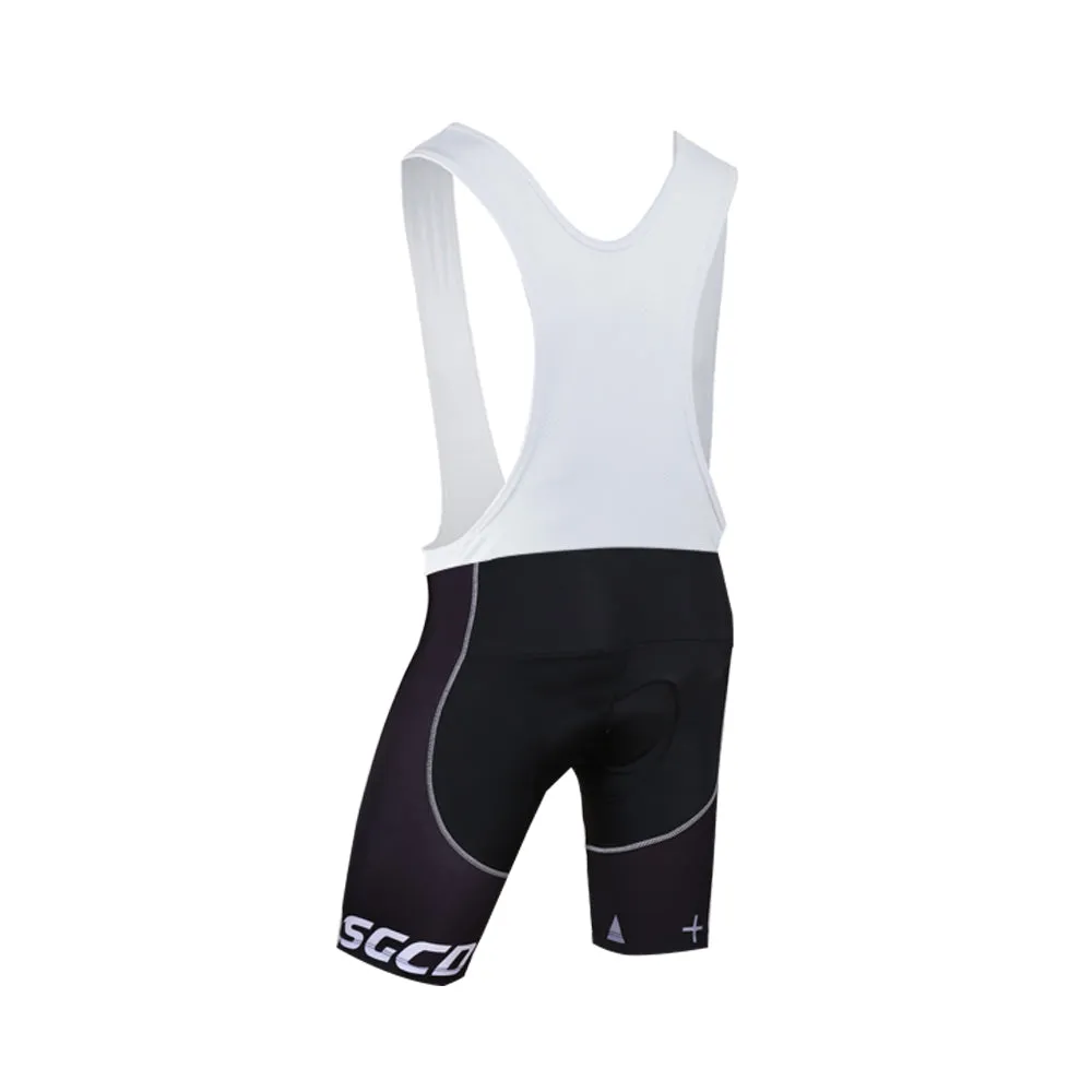 LQSGCD BS-020 Cycle jersey & Bib shorts Set |  LQSGCD BS-020 半袖サイクルジャージ＆ビブショーツ上下セット　ブラック・ホワイト　2021年モデル