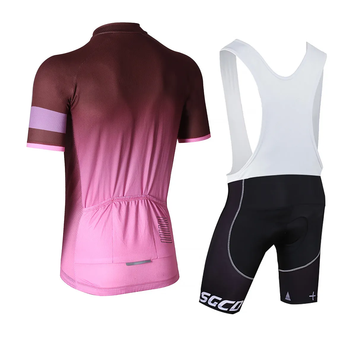 LQSGCD BS-021 Cycle jersey & Bib shorts Set |  LQSGCD BS-021 半袖サイクルジャージ＆ビブショーツ上下セット　ブラック・ホワイト　2021年モデル