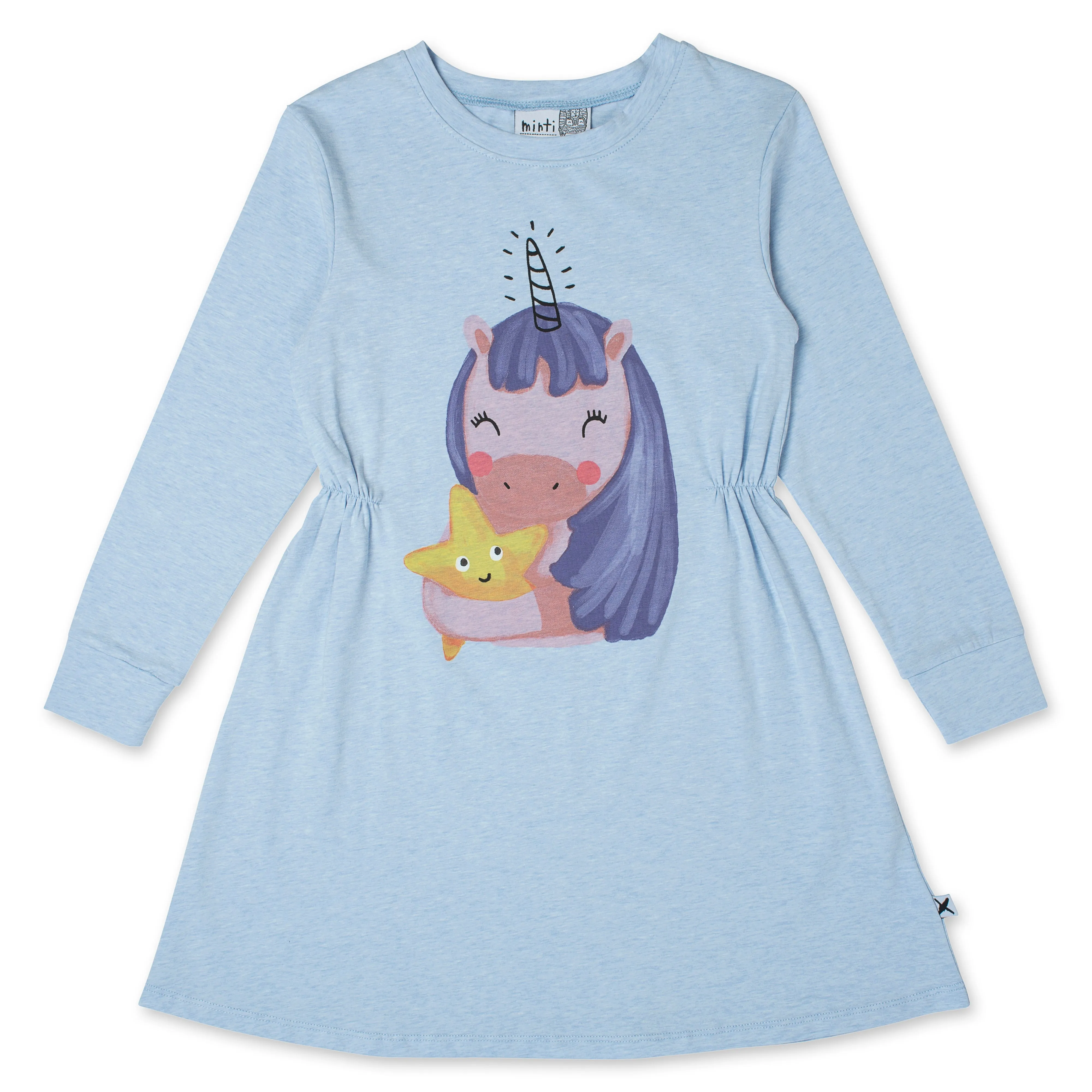 Magical Friends Dress - Cornflower Marle