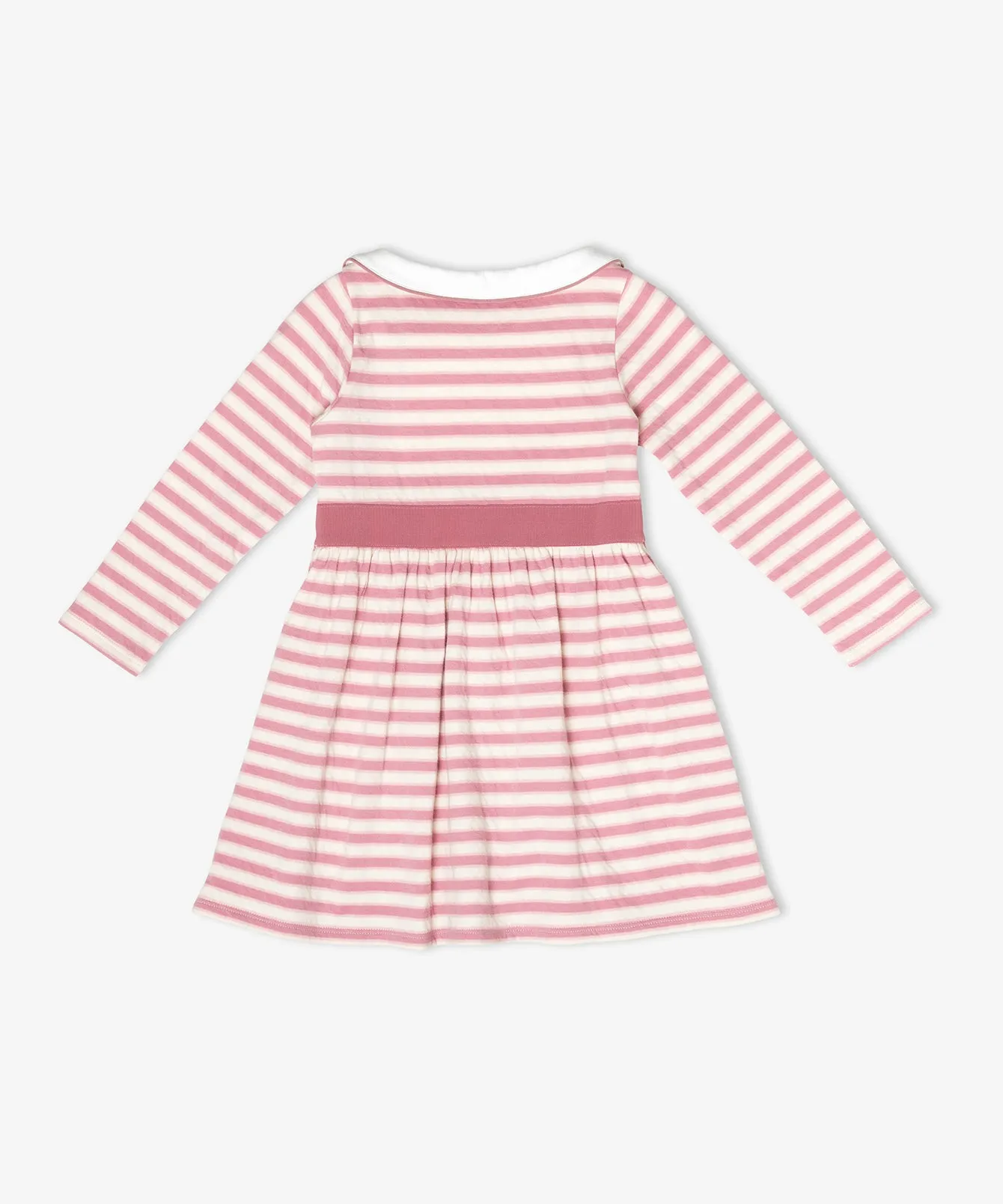 Marie Clare Dress, Rose Rugby Stripe