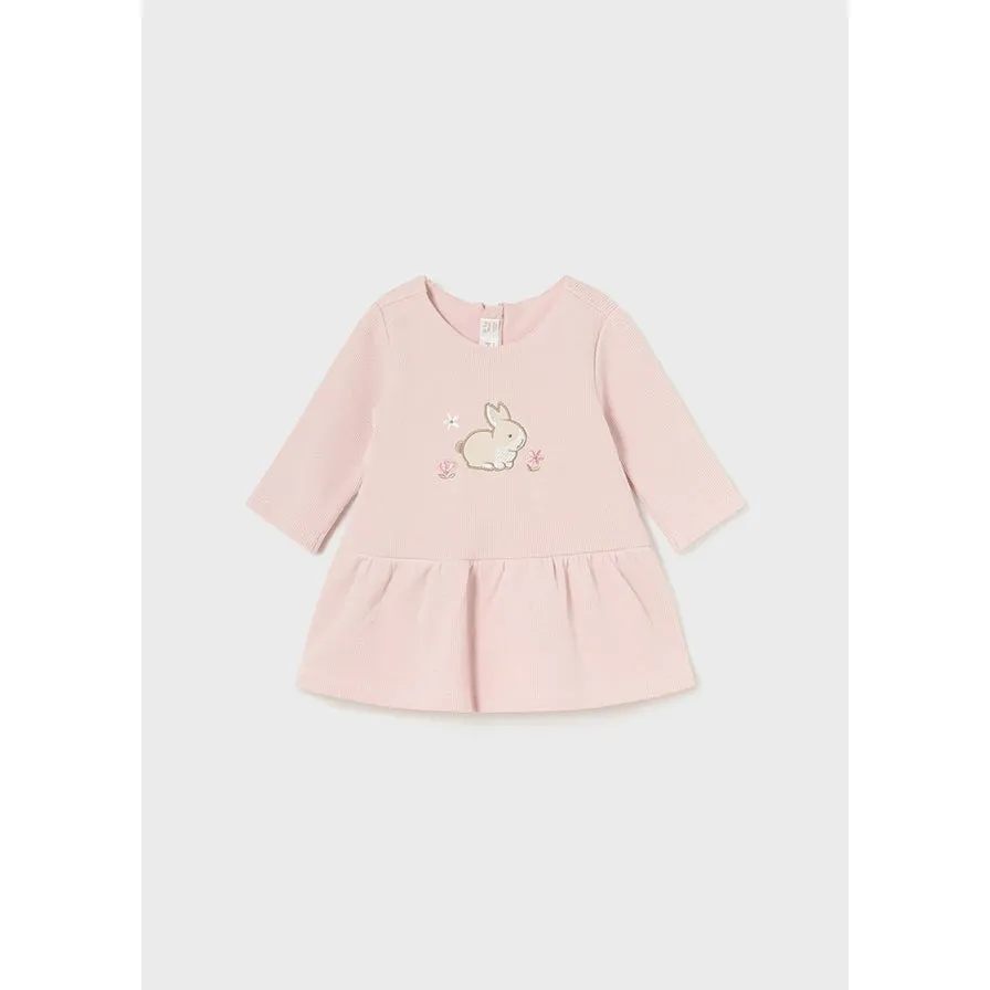 Mayoral Blush Dress, Vest & Headband 3-Piece Set