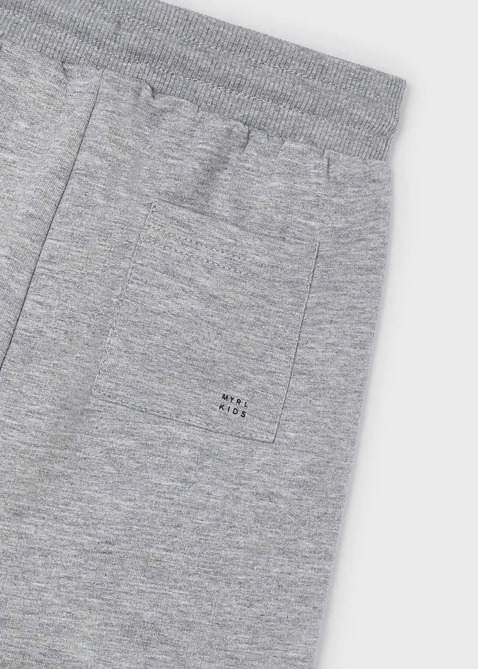 Mayoral Boys Jersey Shorts 611 Heather Grey Ss25