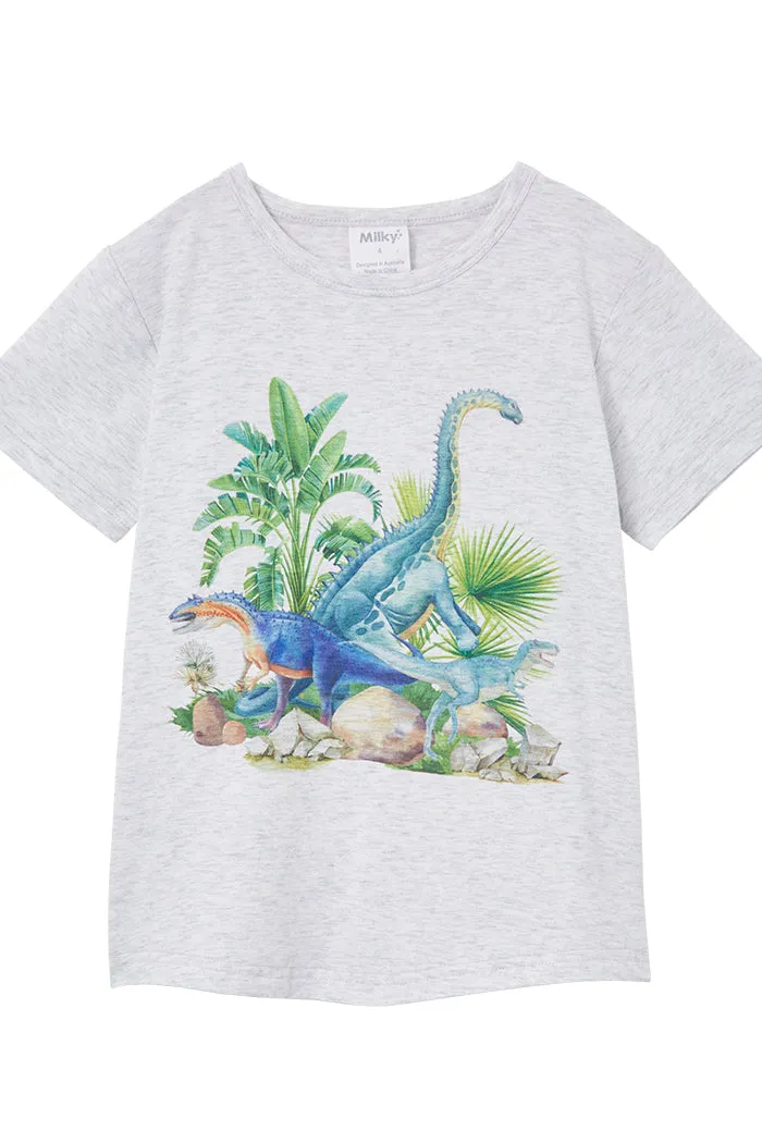 Milky | Dino Jungle Tee | Sizes 2-7