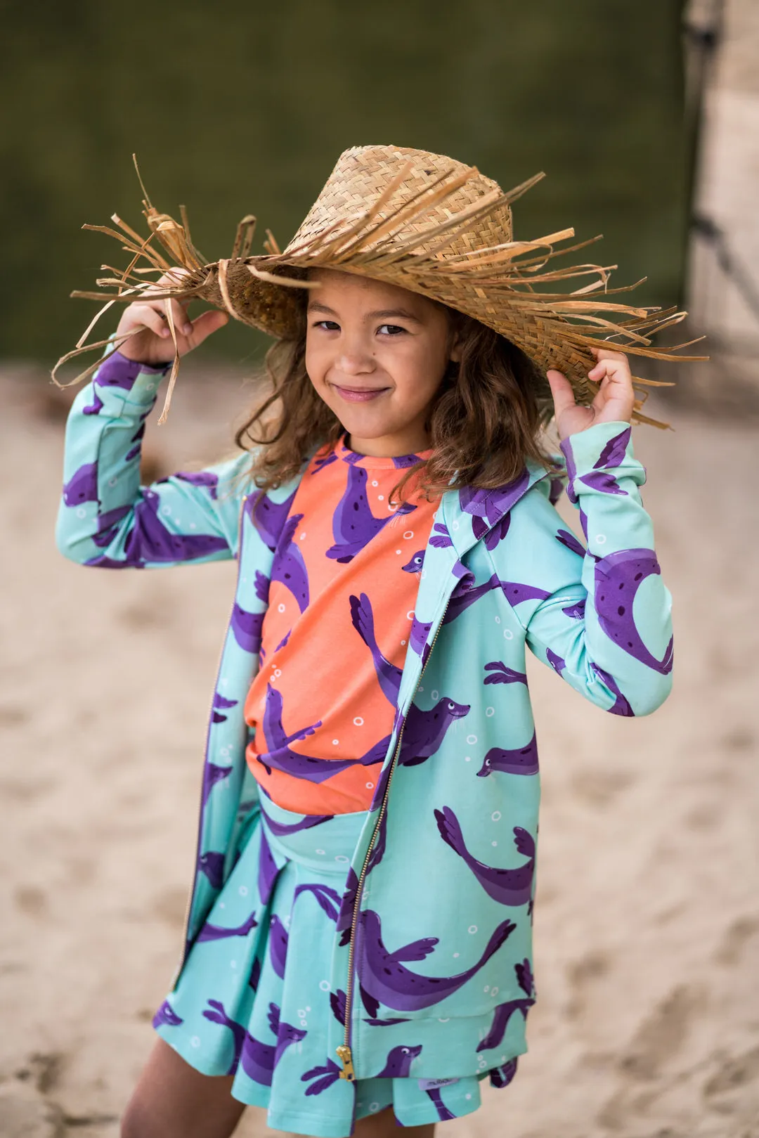 Mint Seal Skirt - HURRY! Only 2 left
