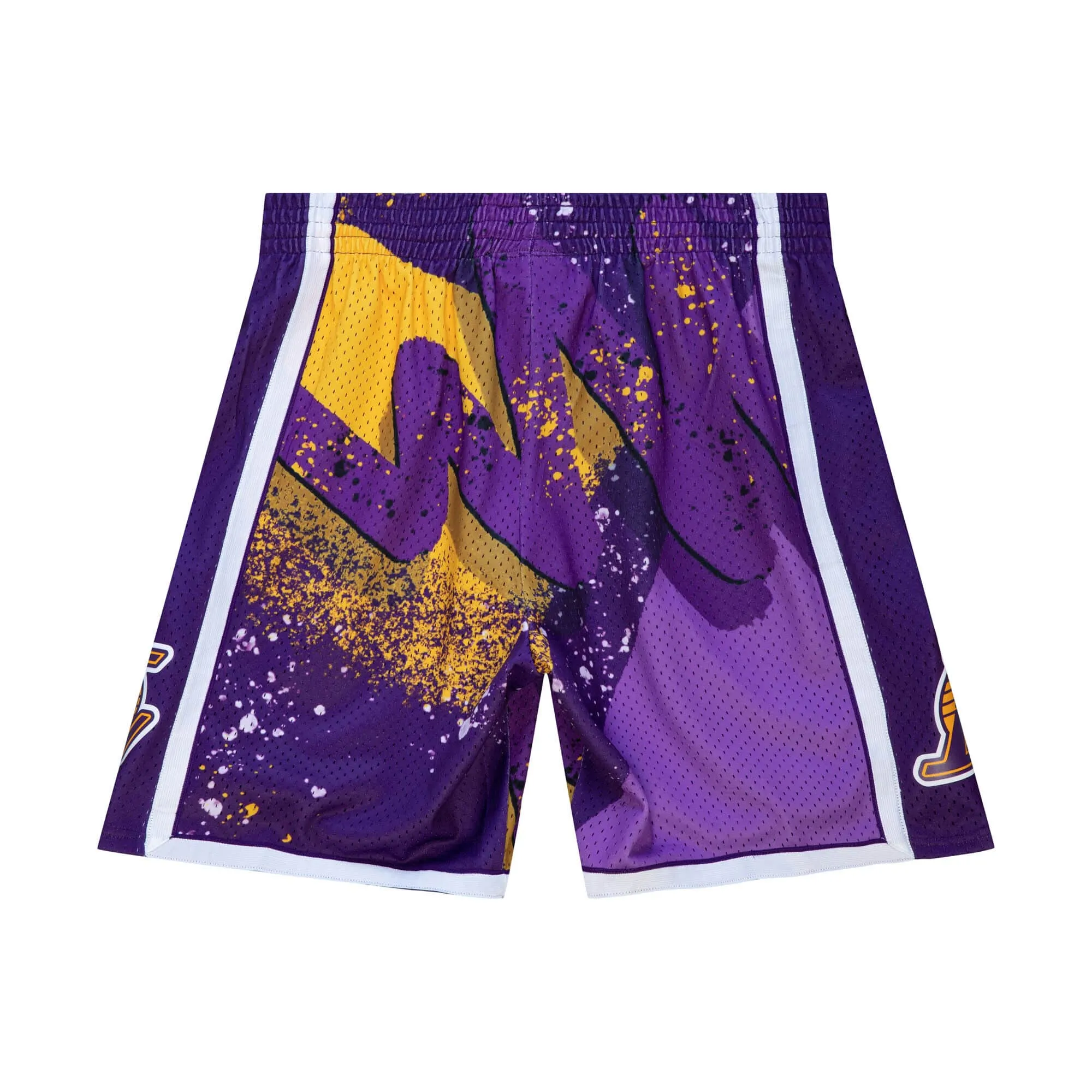 Mitchell & Ness Men NBA Los Angeles Lakers Hyper Hoops Swingman Short Black Purple PFSW1254LAL09KL