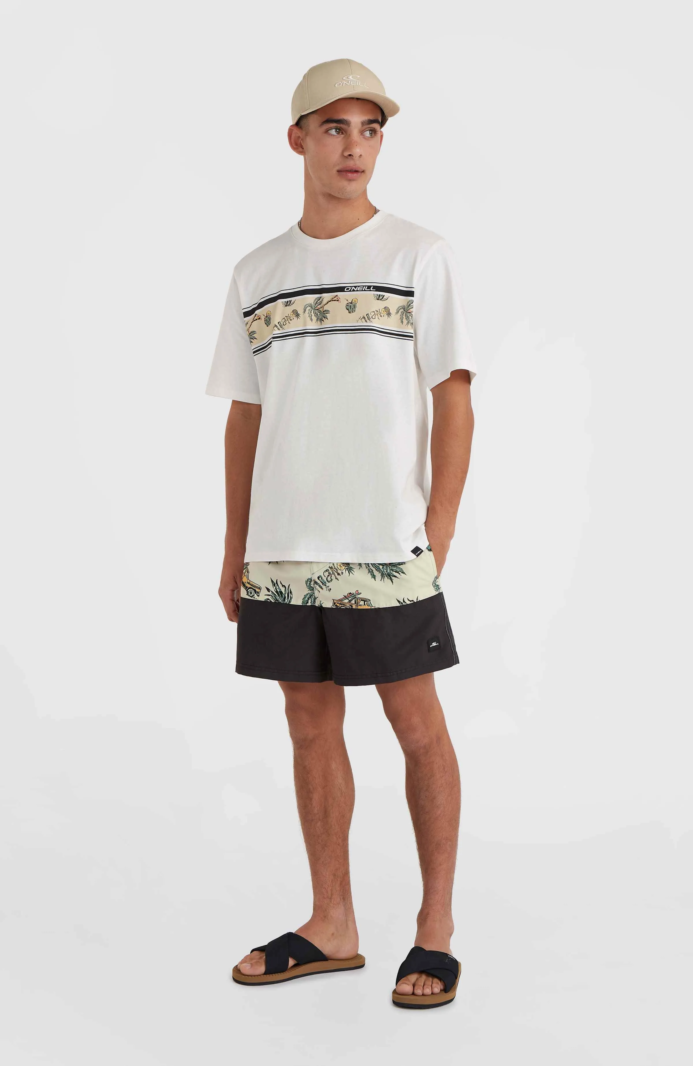 Mix and Match Floral Graphic T-Shirt | Snow White