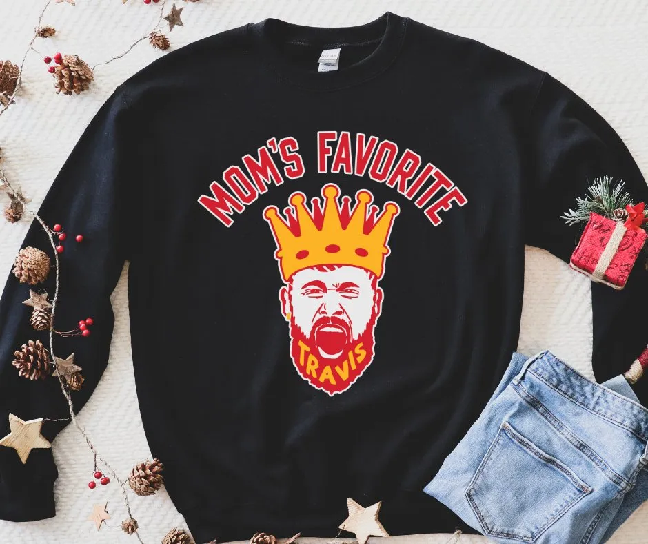 Mom's Favorite Black Sweatshirt