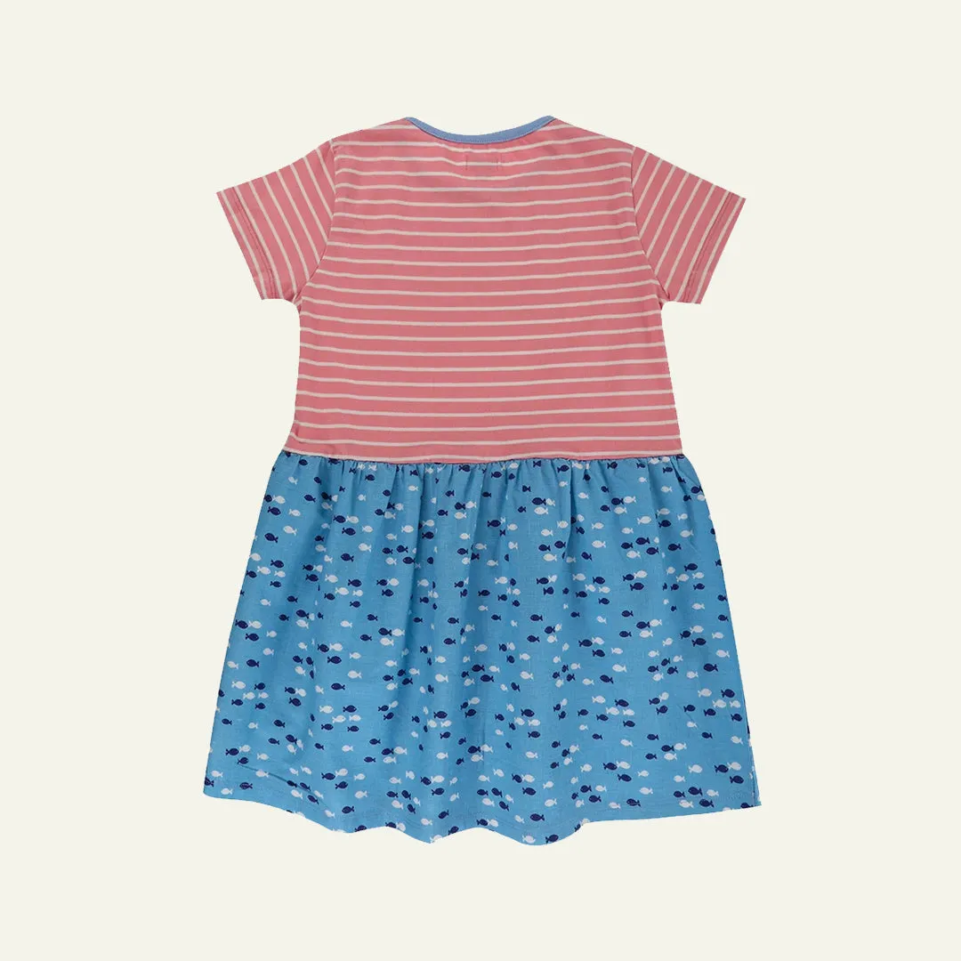Multicoloured Fish Print Dress
