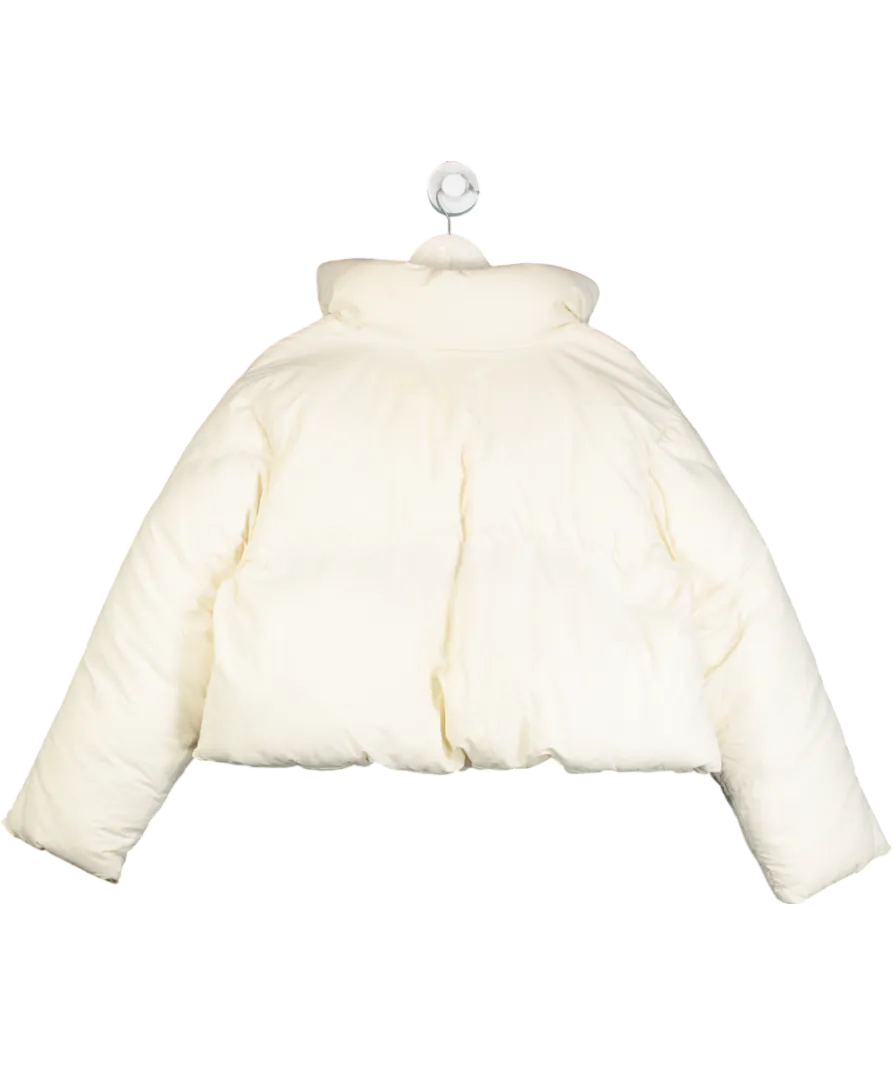 My Mum Made It Cream Puffer Coat UK S/M