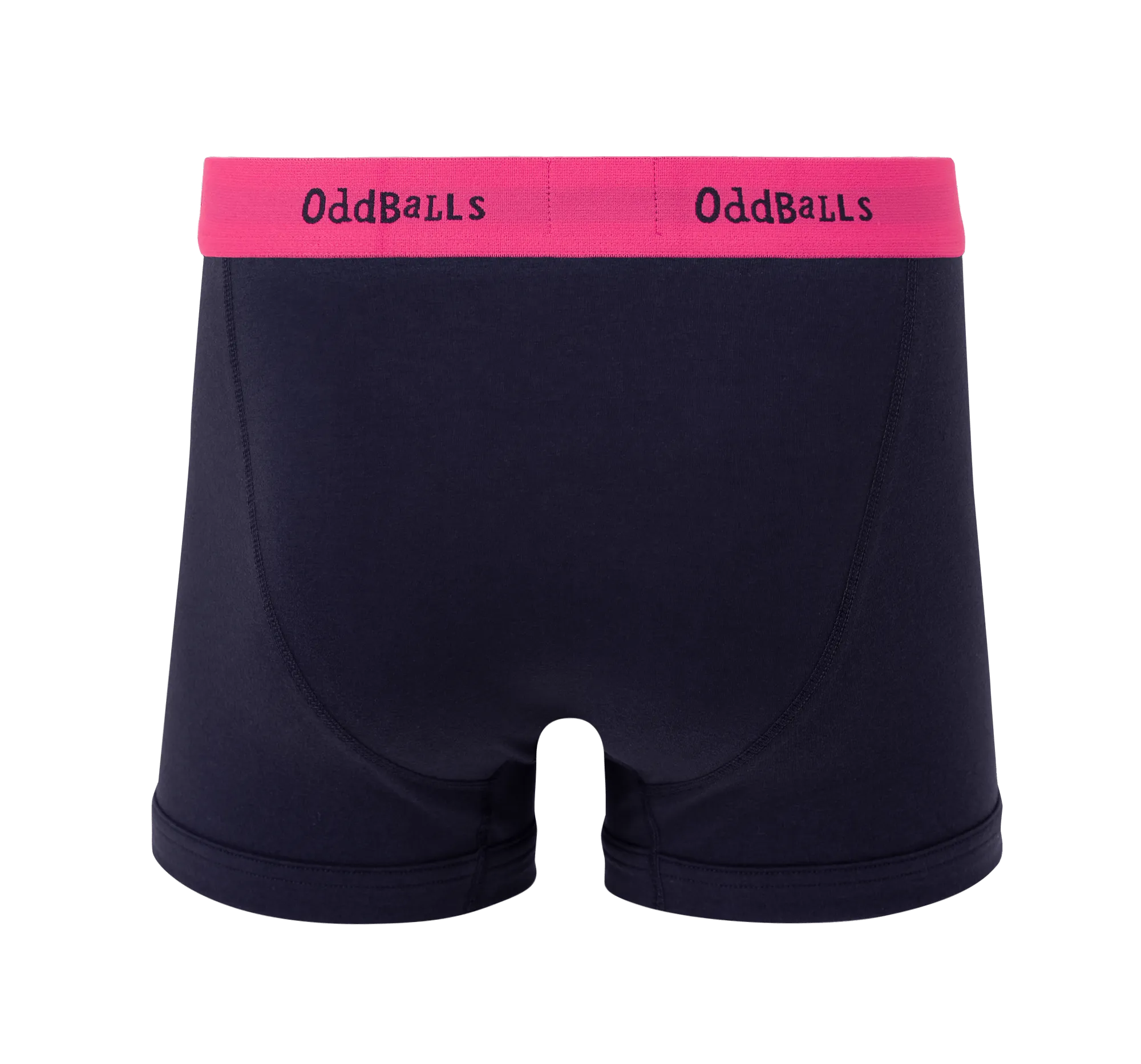 Navy/Pink - Mens Boxer Shorts