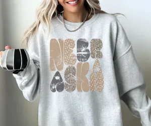 Neutral Nebraska Ash Sweatshirt