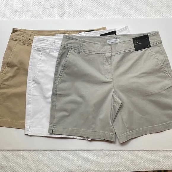 NEW YORK &amp; CO COTTON SHORTS BUNDLE