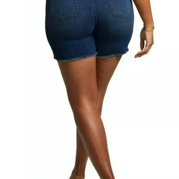 NYDJ Gladiator Shorts Cut-Off Blue Jeans NEW $89