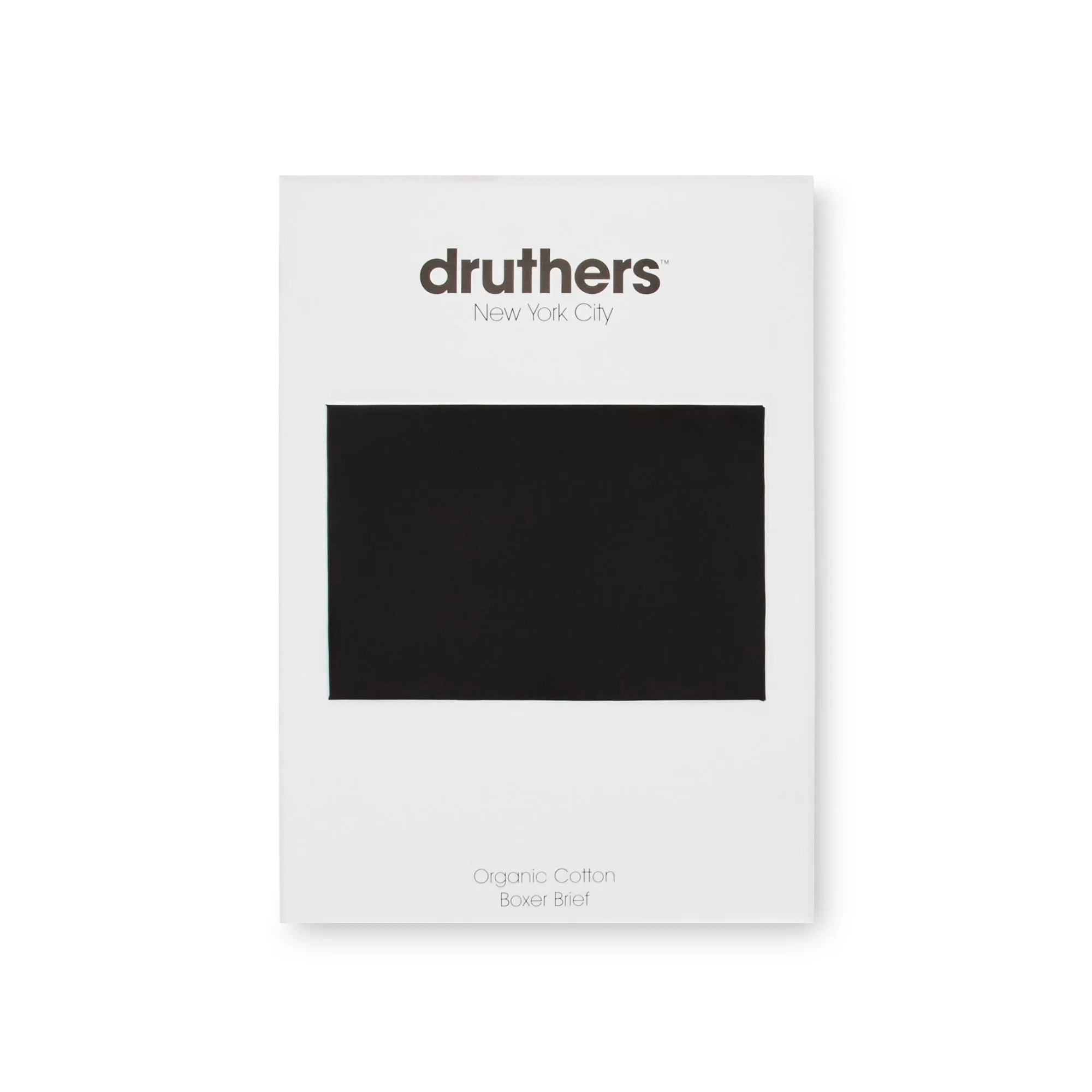 Organic Cotton Boxer Briefs - Black