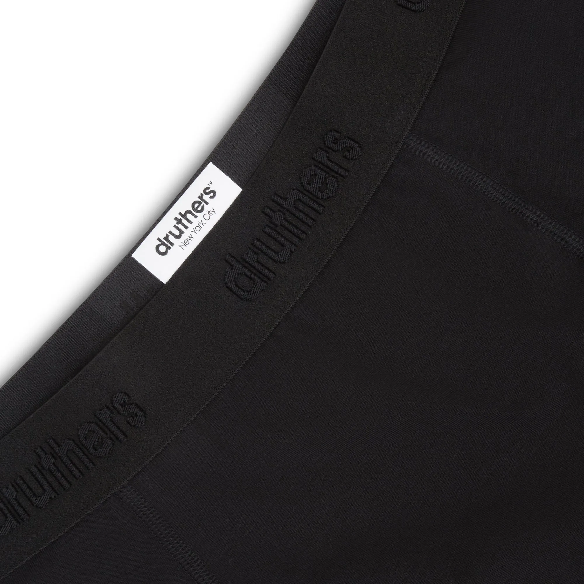 Organic Cotton Boxer Briefs - Black