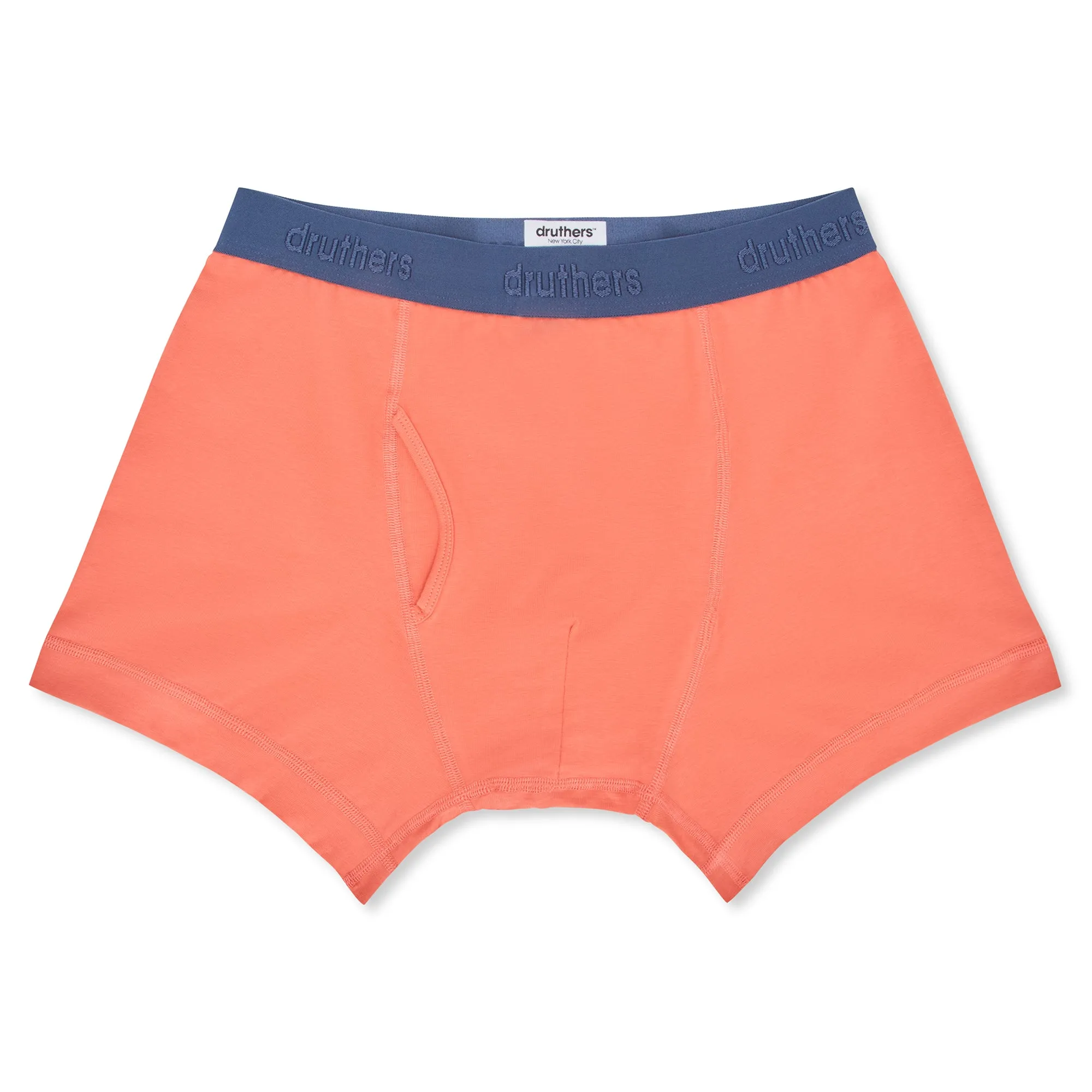 Organic Cotton Boxer Briefs - Burnt Sienna