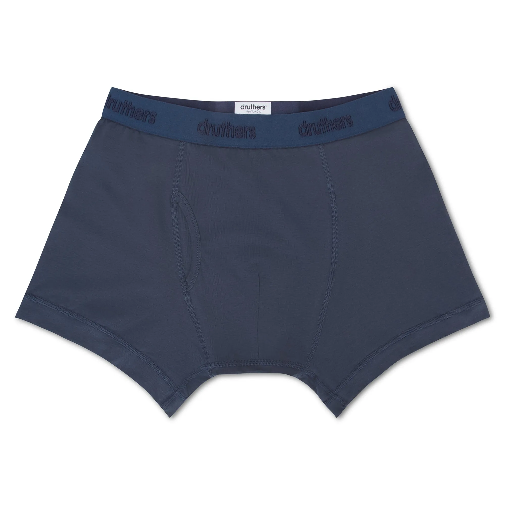Organic Cotton Boxer Briefs - Dark Navy