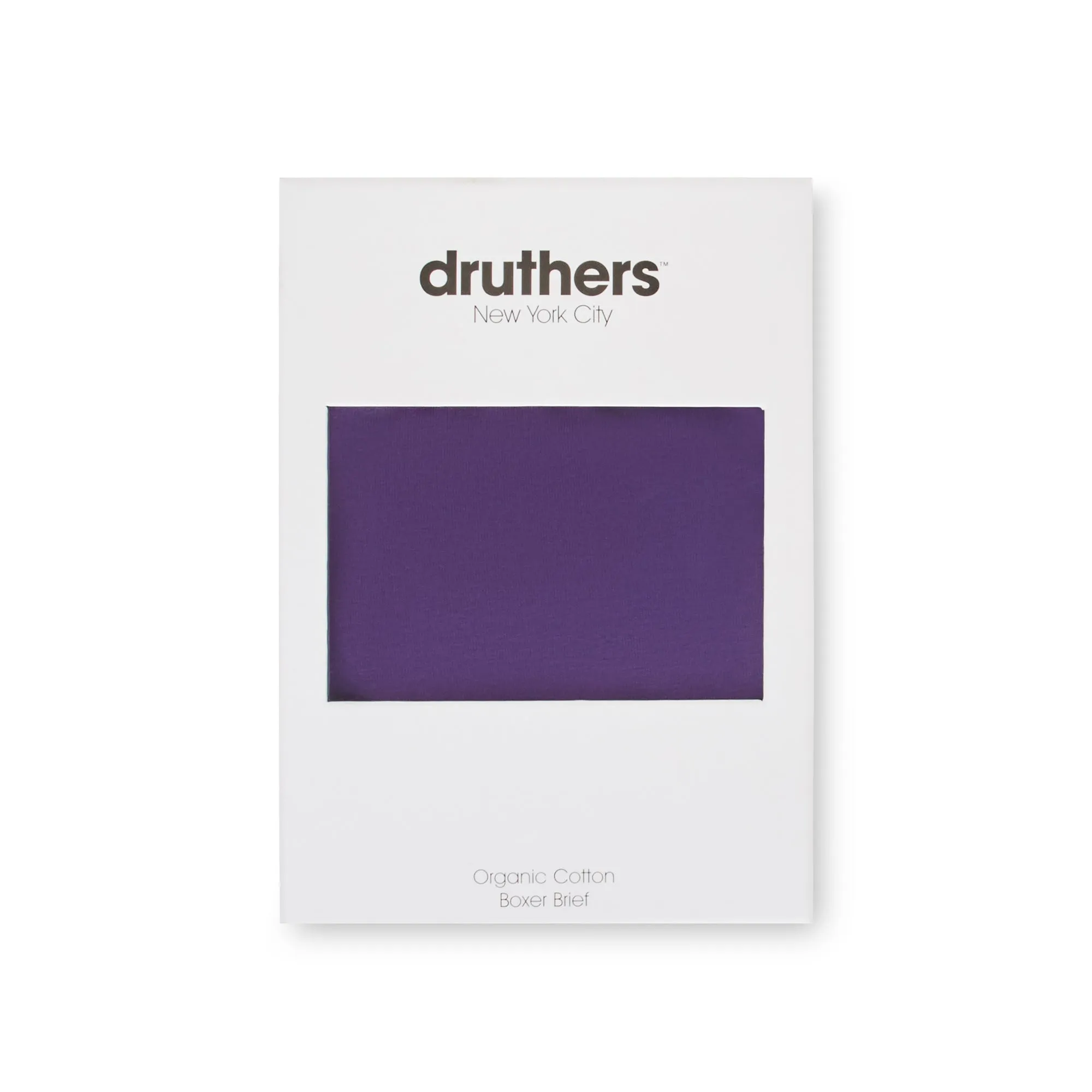 Organic Cotton Boxer Briefs - Royal Purple