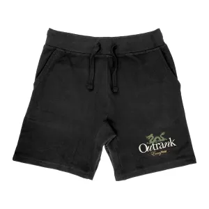 Outrank Every Year Embroidered Black Shorts