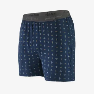 Patagonia - M's Essential Boxer - Flying Climb: Tidepool Blue