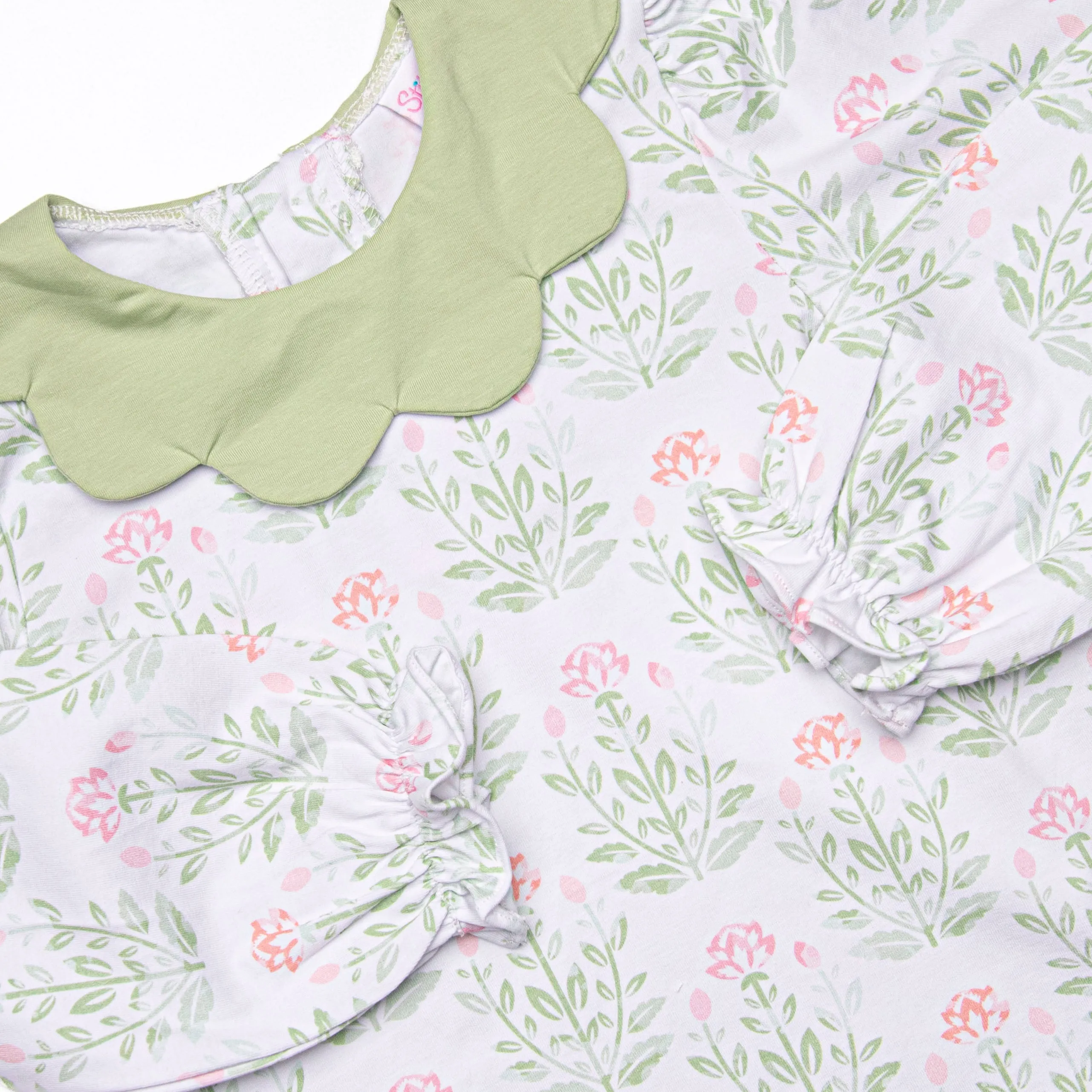 Petals in the Pond Legging Set, Green