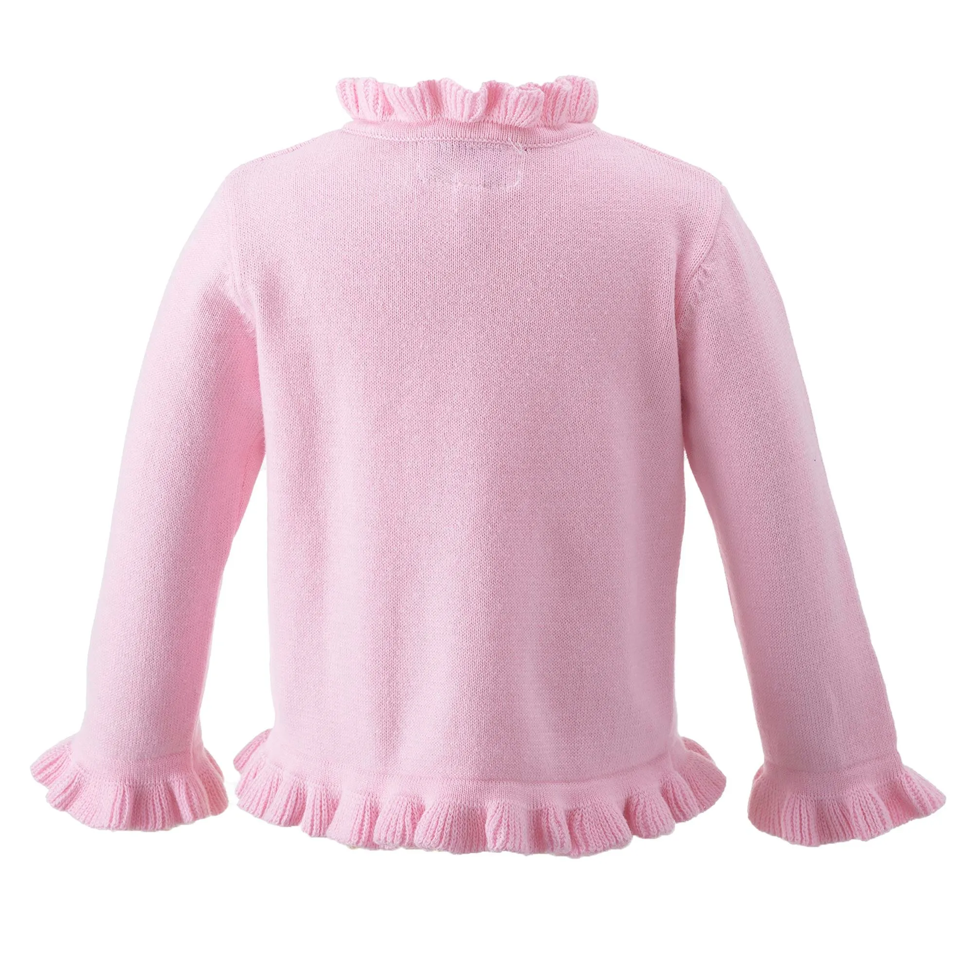 Pink Frill Cardigan