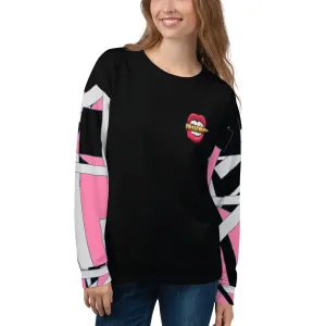 Pink Geometric Unisex Sweatshirt