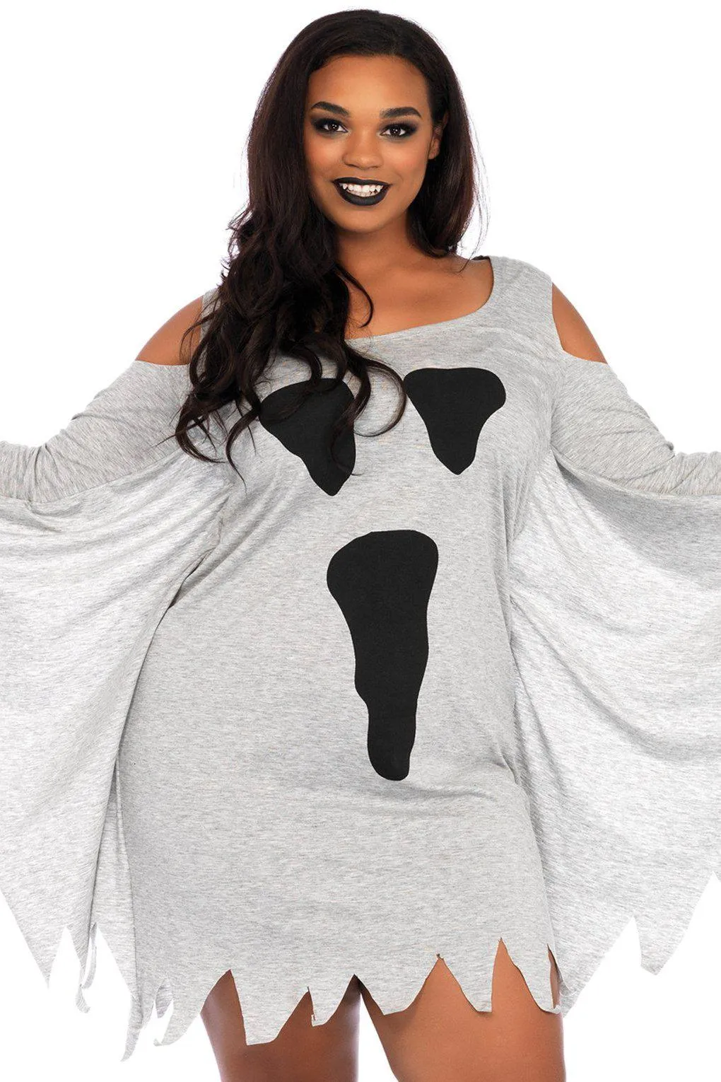 Plus Size Jersey Ghost Dress