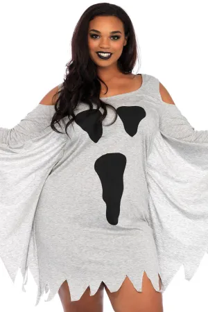 Plus Size Jersey Ghost Dress