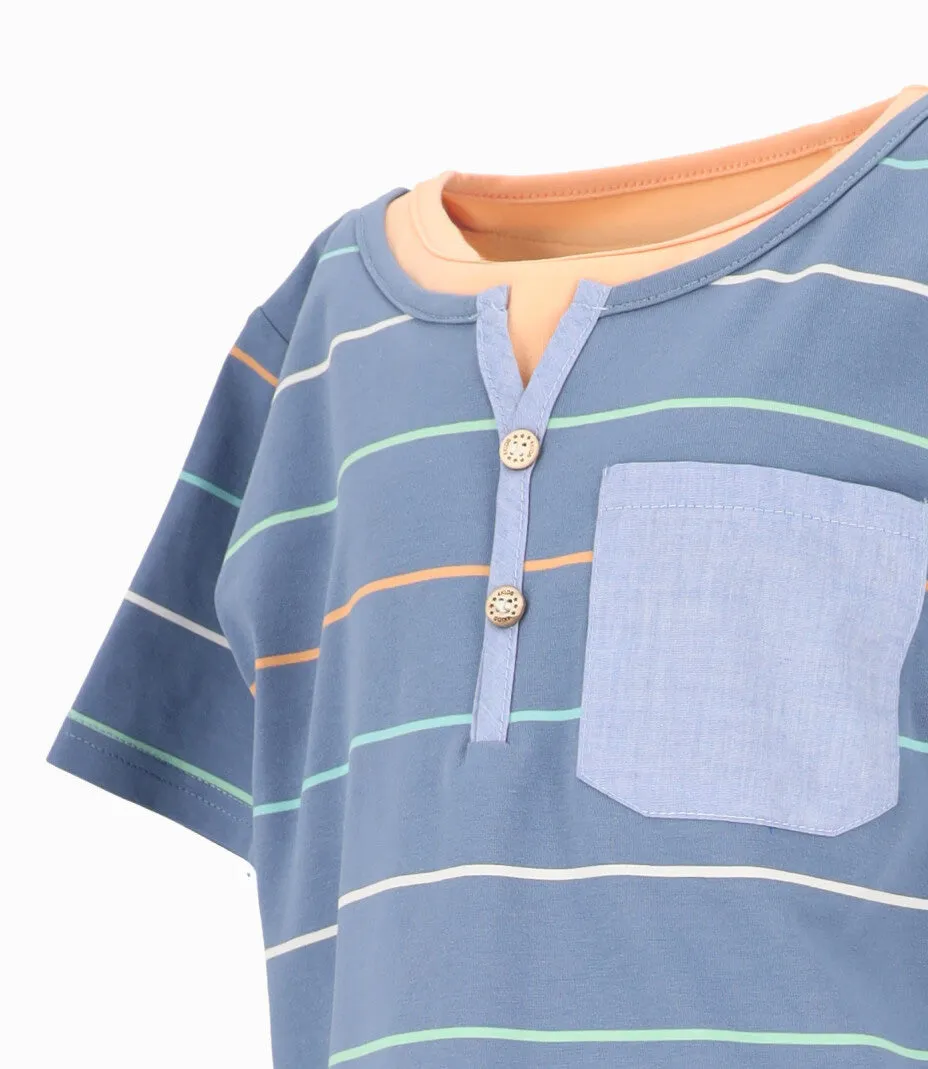 Polera niño a rayas