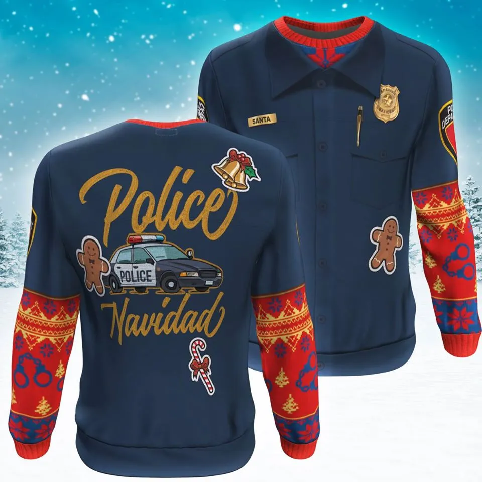 Police Navidad Sweatshirt