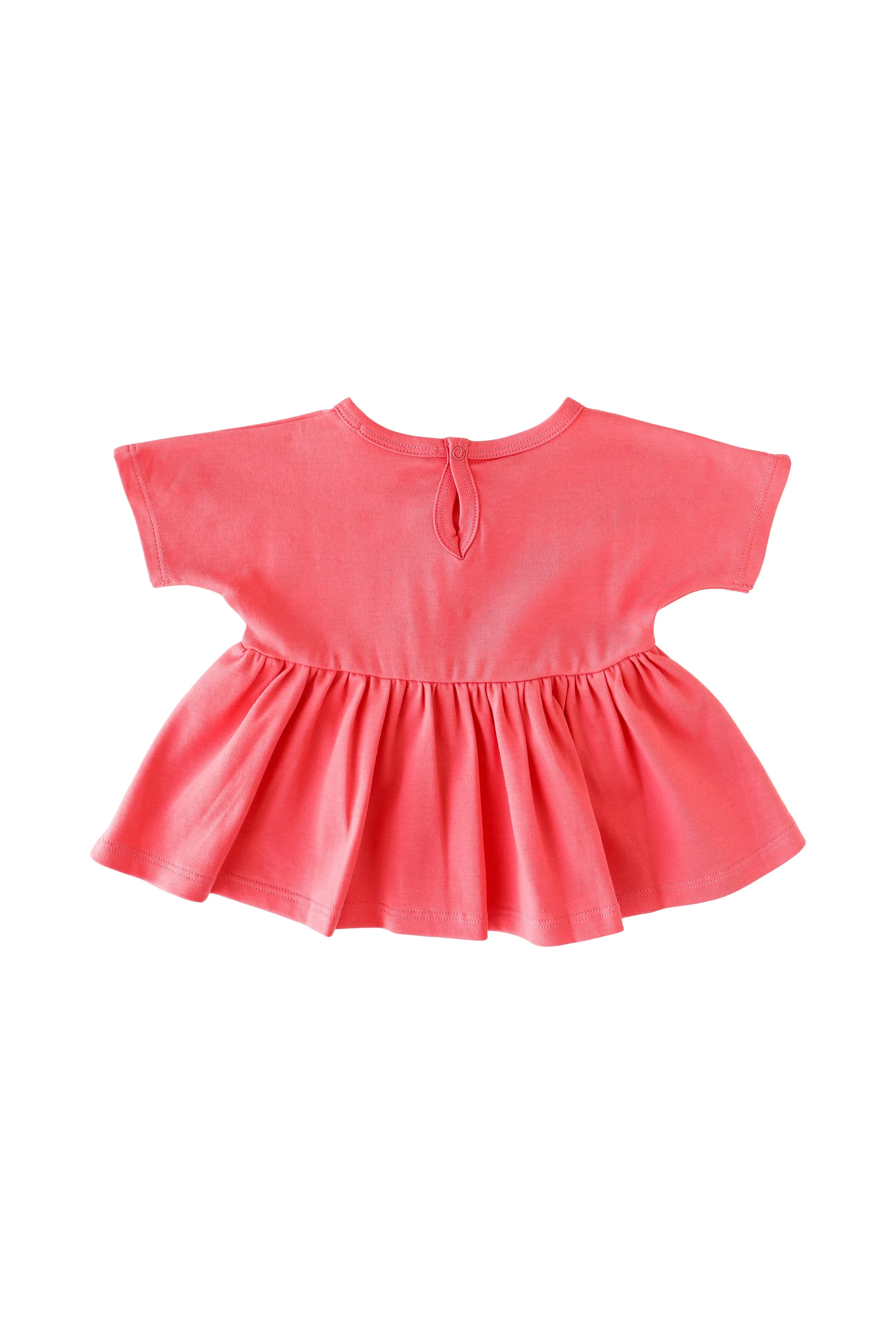 Positano Pink Kimono Sleeve Top