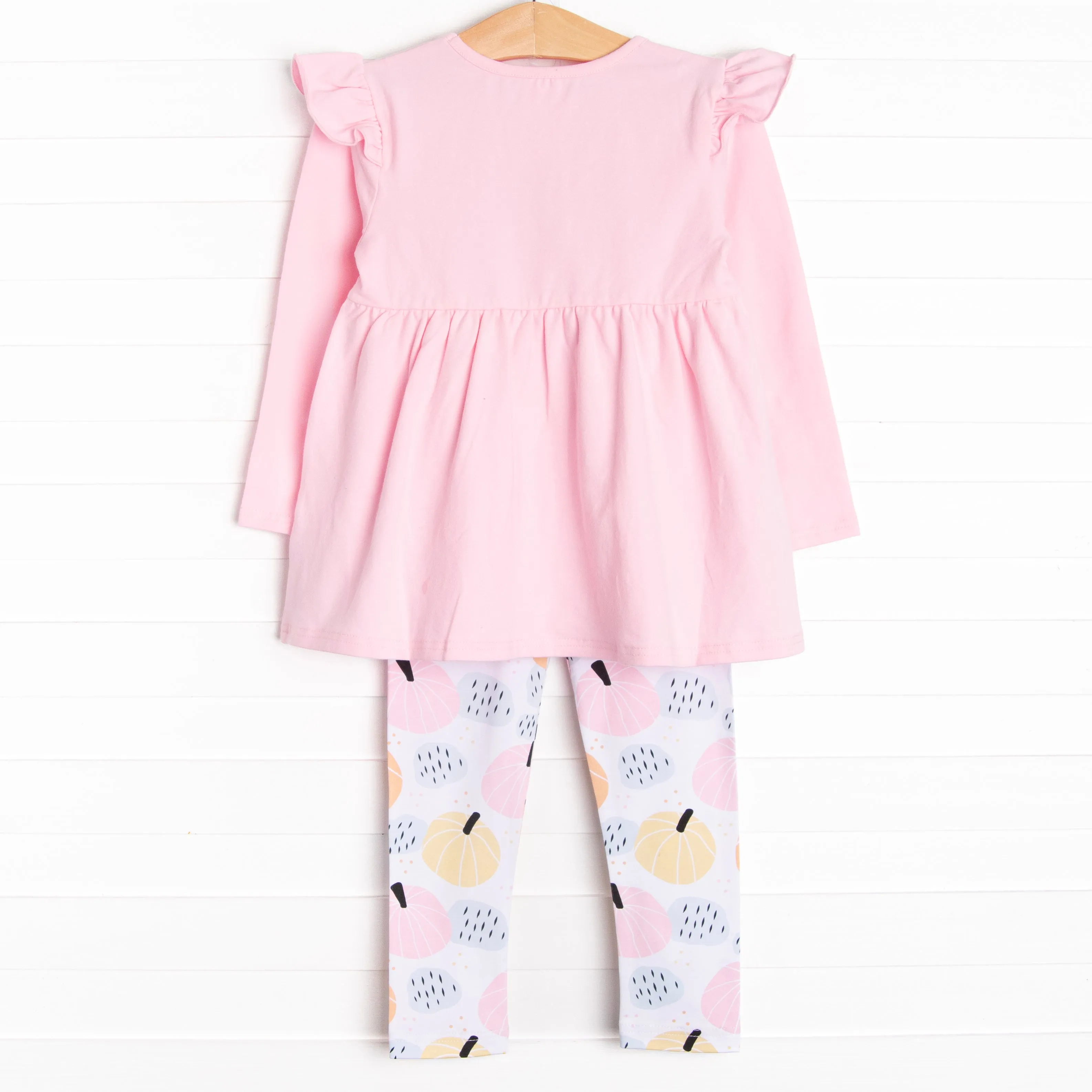 Pumpkin Patch Legging Set, Pink