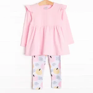 Pumpkin Patch Legging Set, Pink