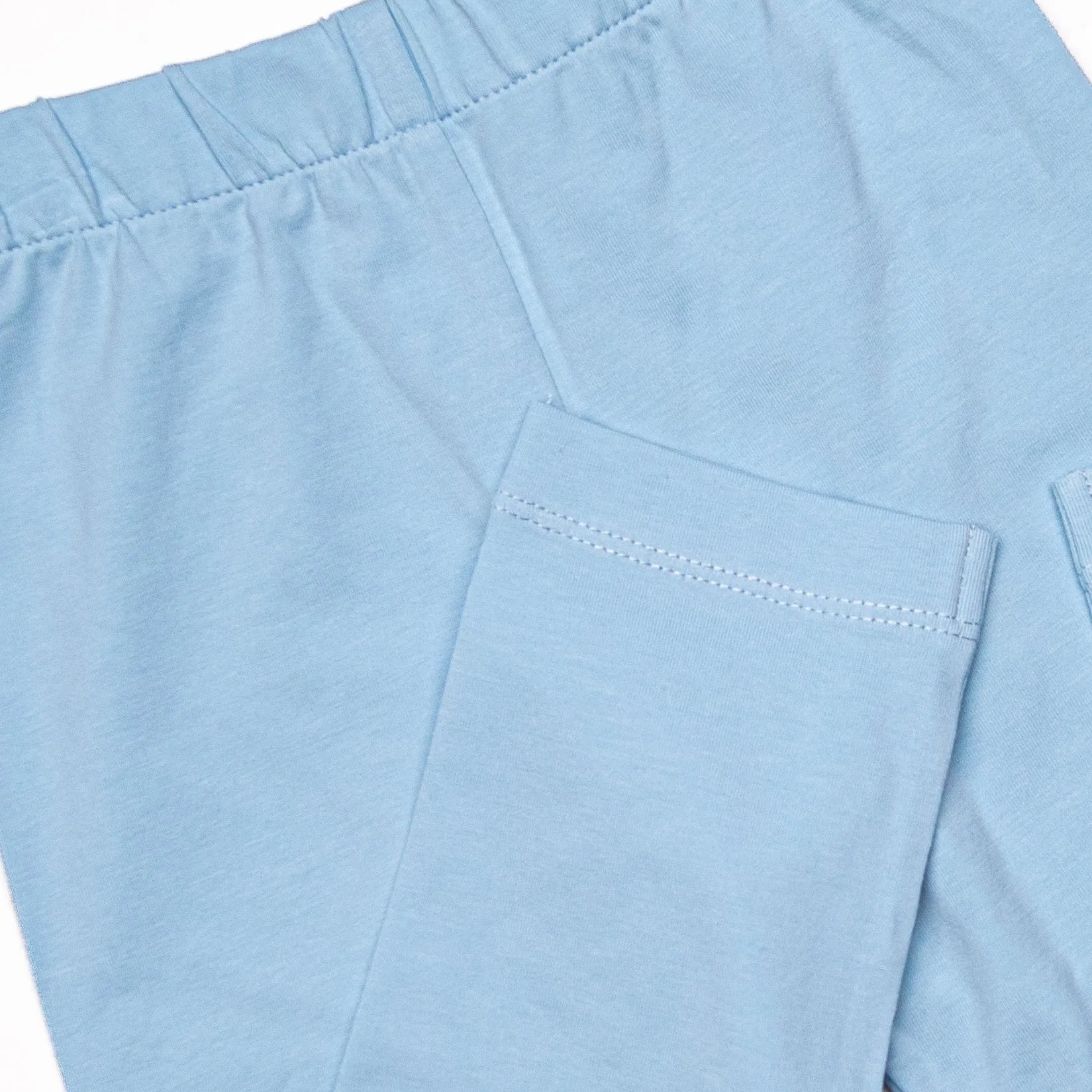 Puppy Present Smocked Legging Set, Blue