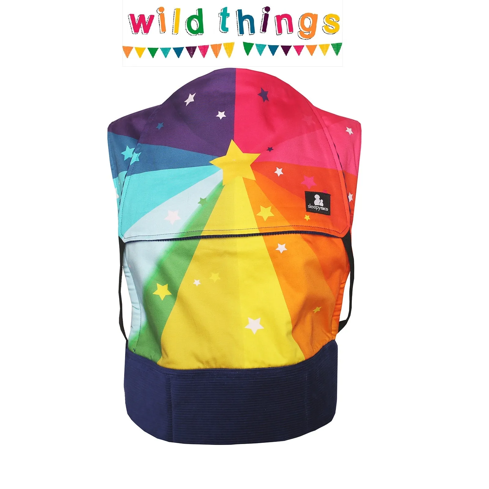 Rainbow Starburst Baby Carrier