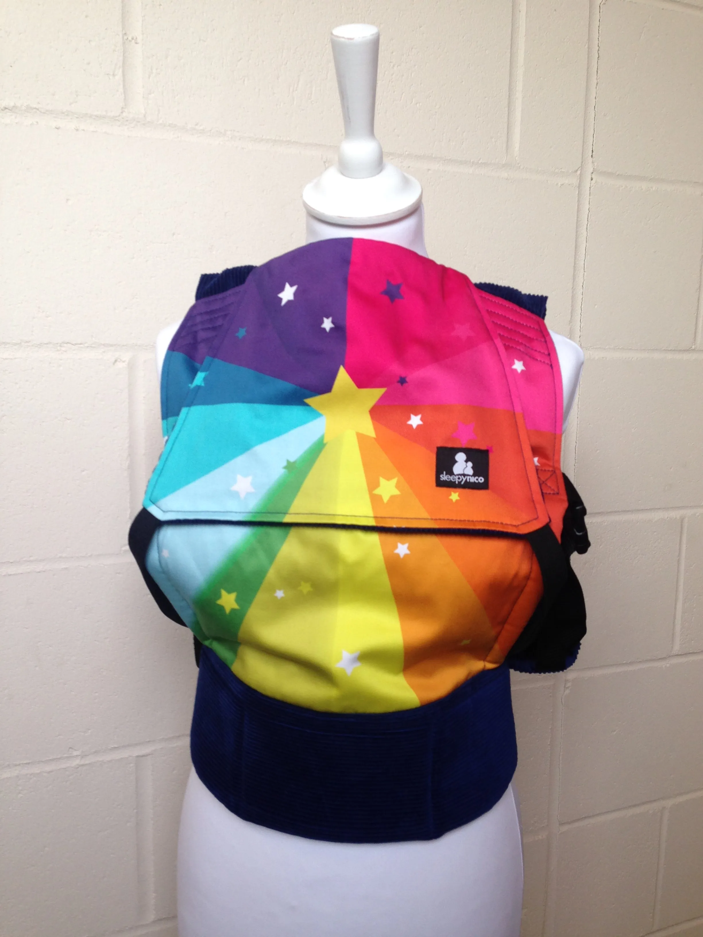 Rainbow Starburst Baby Carrier