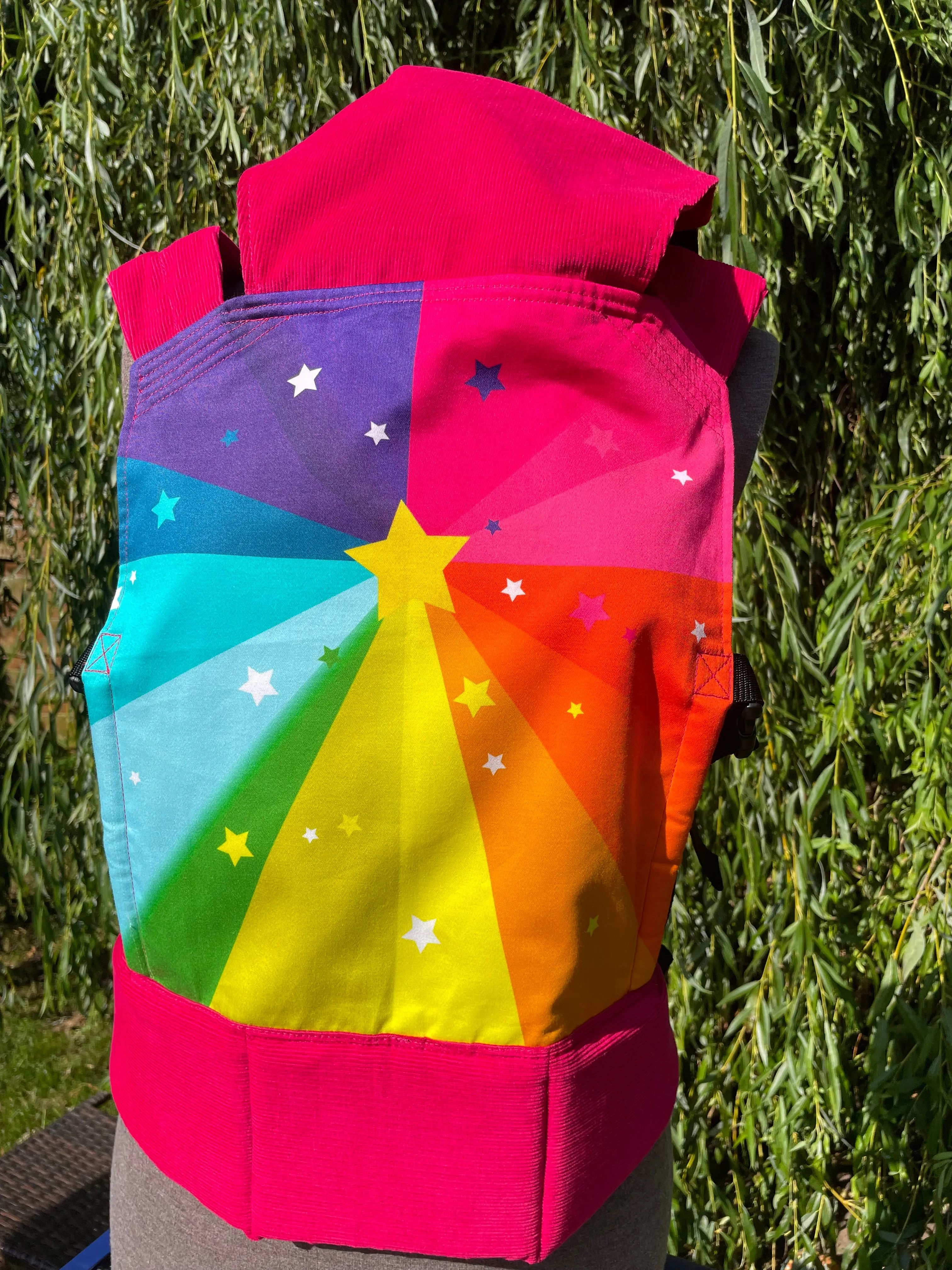 Rainbow Starburst Baby Carrier