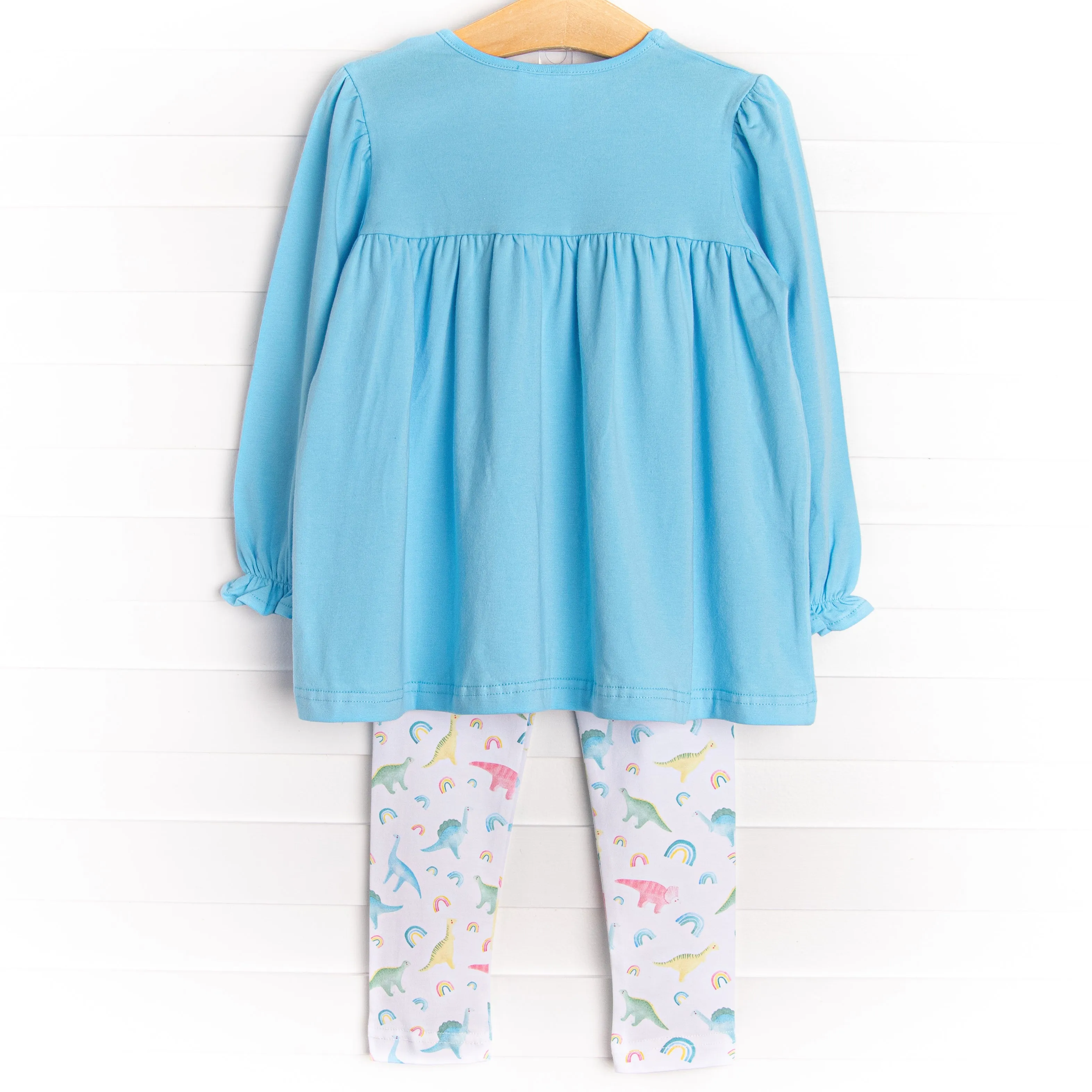 Rainbows and Roars Legging Set, Blue