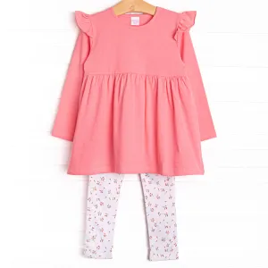 Rare Roses Legging Set, Pink