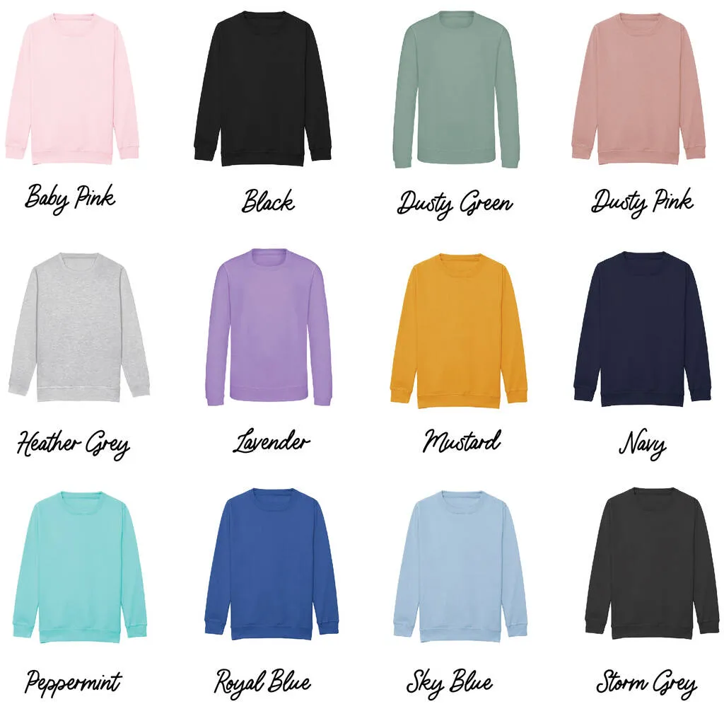 Retro Parent And Child Matching Sweatshirts