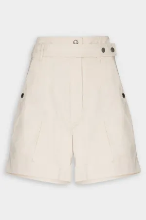 Roscoe Shorts in Ecru