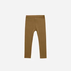 Rylee   Cru Chartreuse Ribbed Legging - Size 10-12