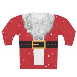Santa Claus Sweatshirts, Unisex Santa Claus Sweatshirt All Over Prints Costume